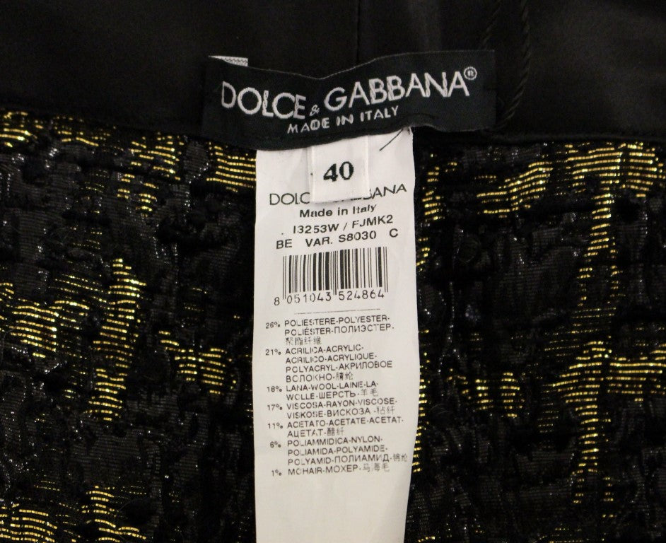 Dolce & Gabbana Black fabric shorts pants