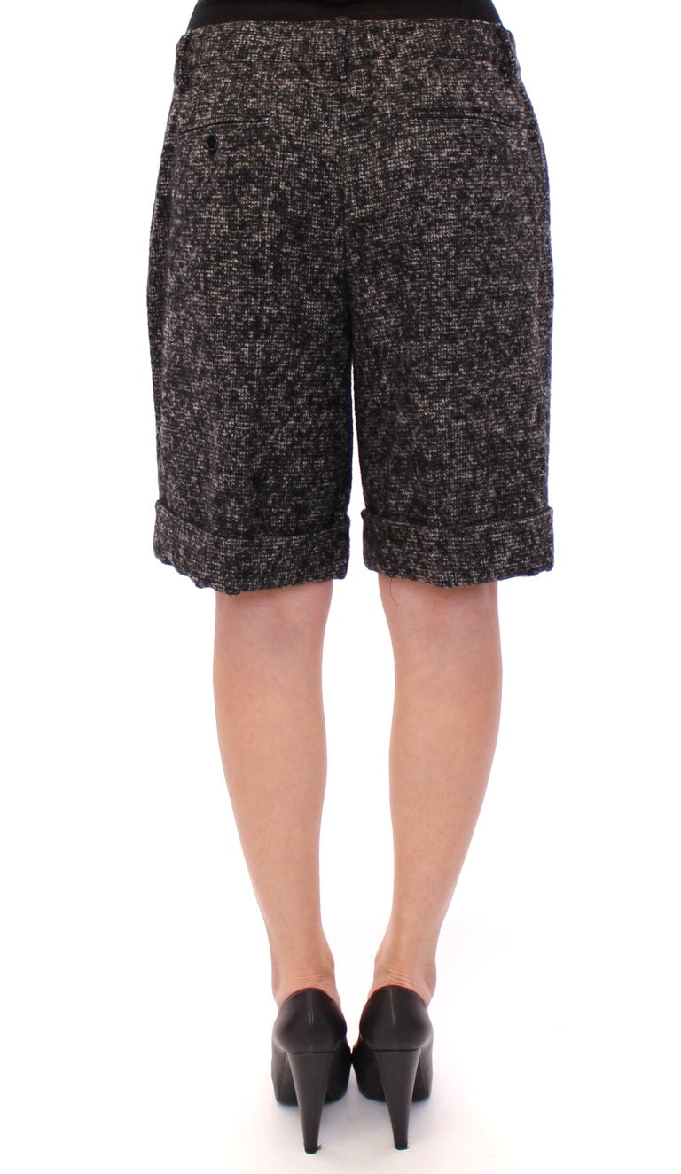 Dolce & Gabbana Gray wool shorts pants