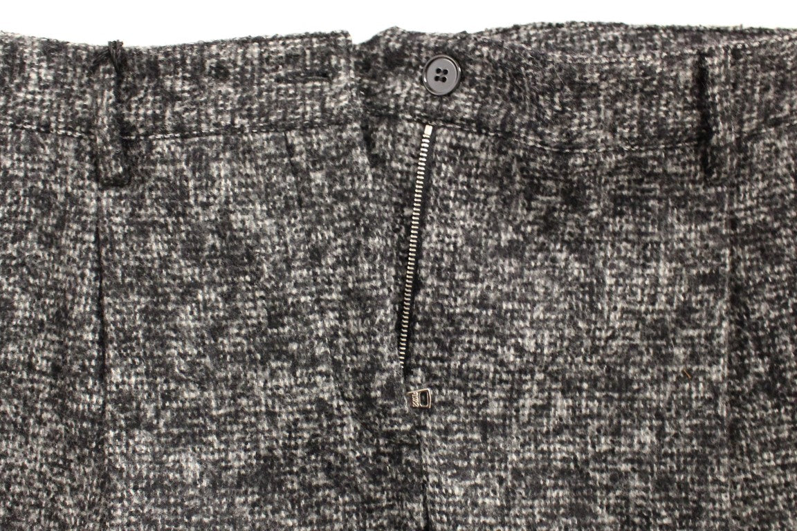 Dolce & Gabbana Gray wool shorts pants