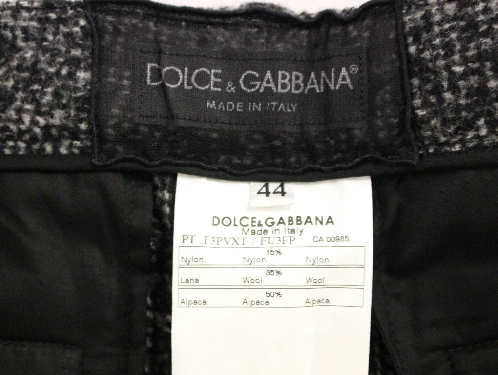 Dolce & Gabbana Gray wool shorts pants