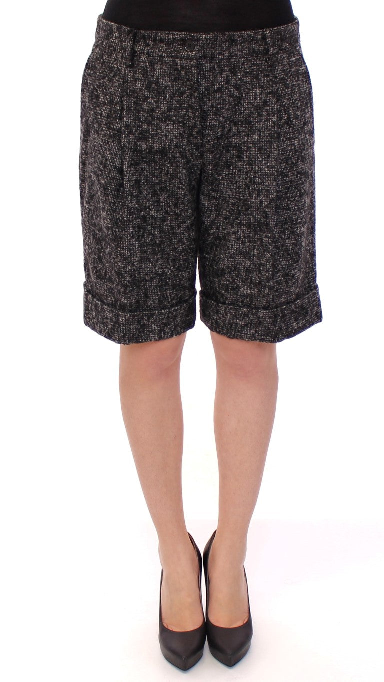 Dolce & Gabbana Gray wool shorts pants