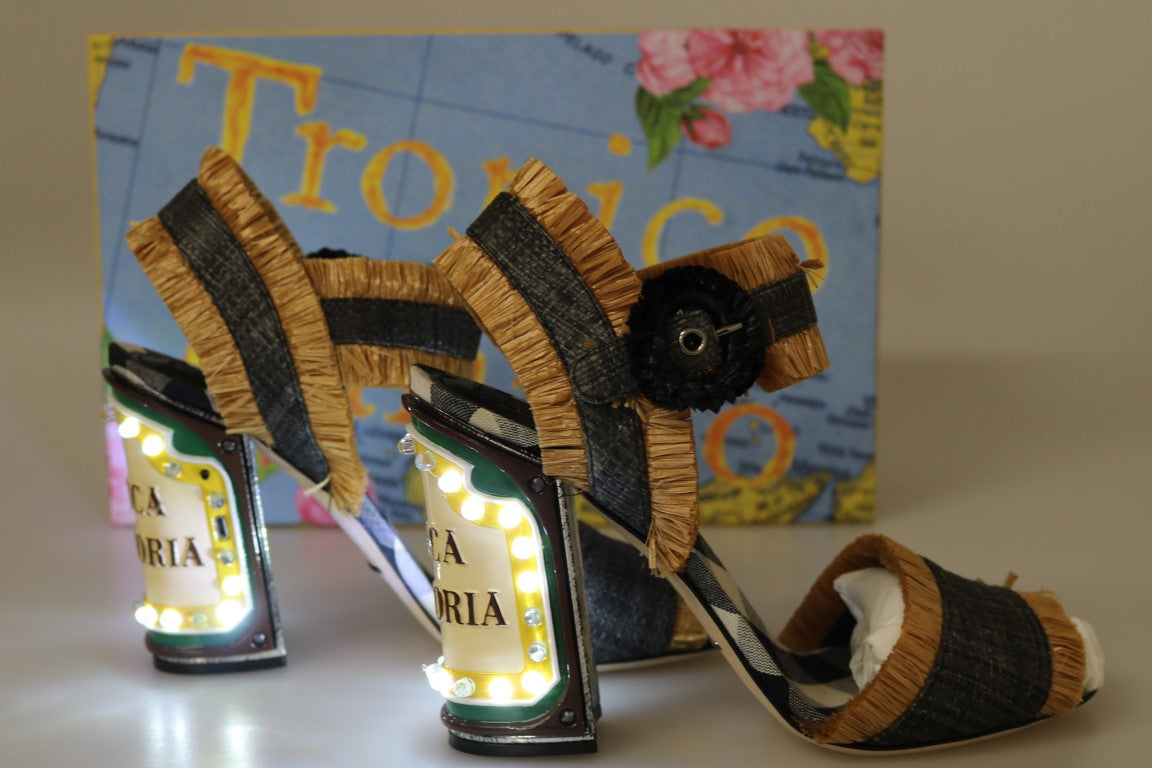 Dolce & Gabbana LED Lights Antica Trattoria Sandals