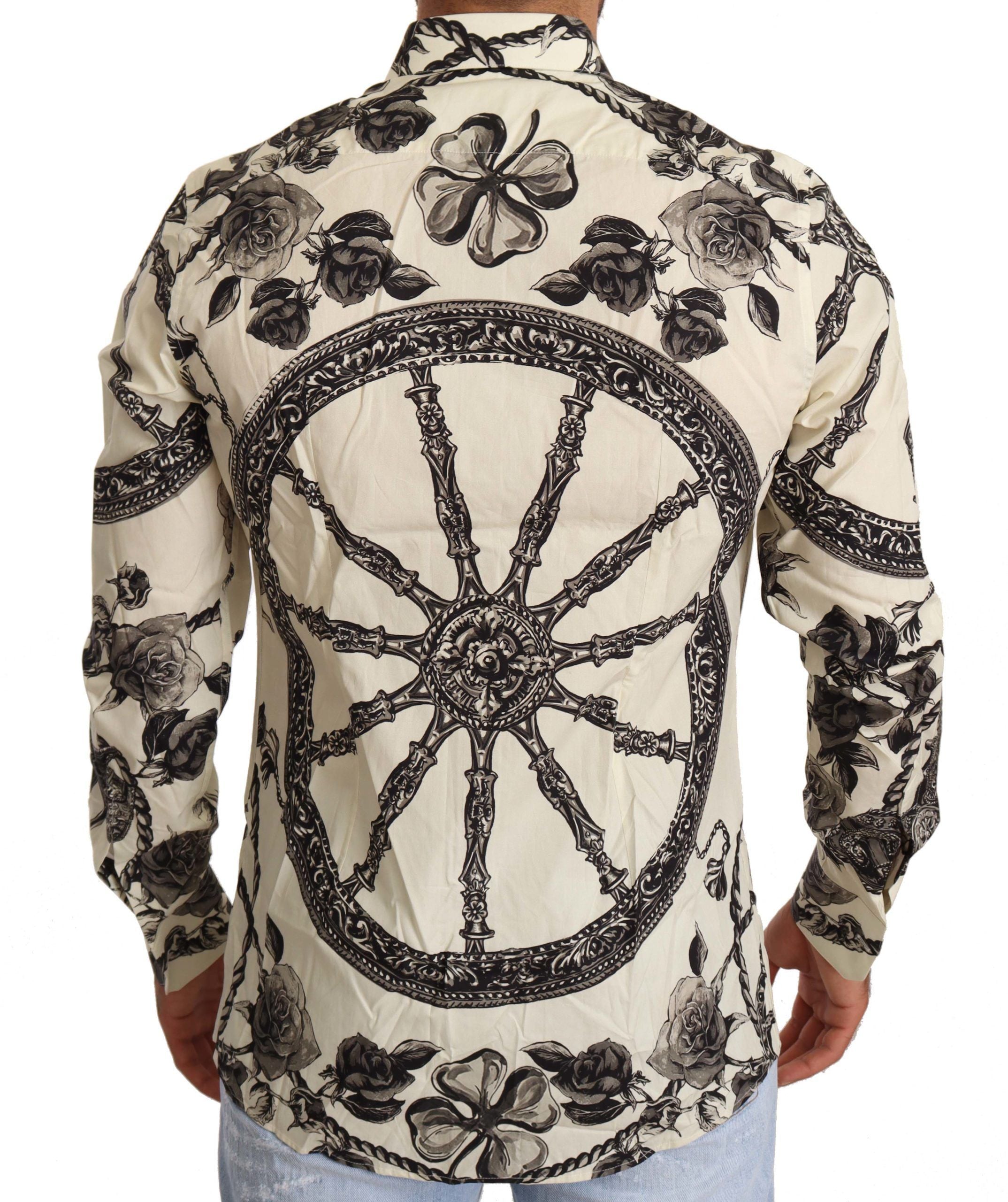 Dolce & Gabbana Black Floral Lace Pullover Sicily Blouse