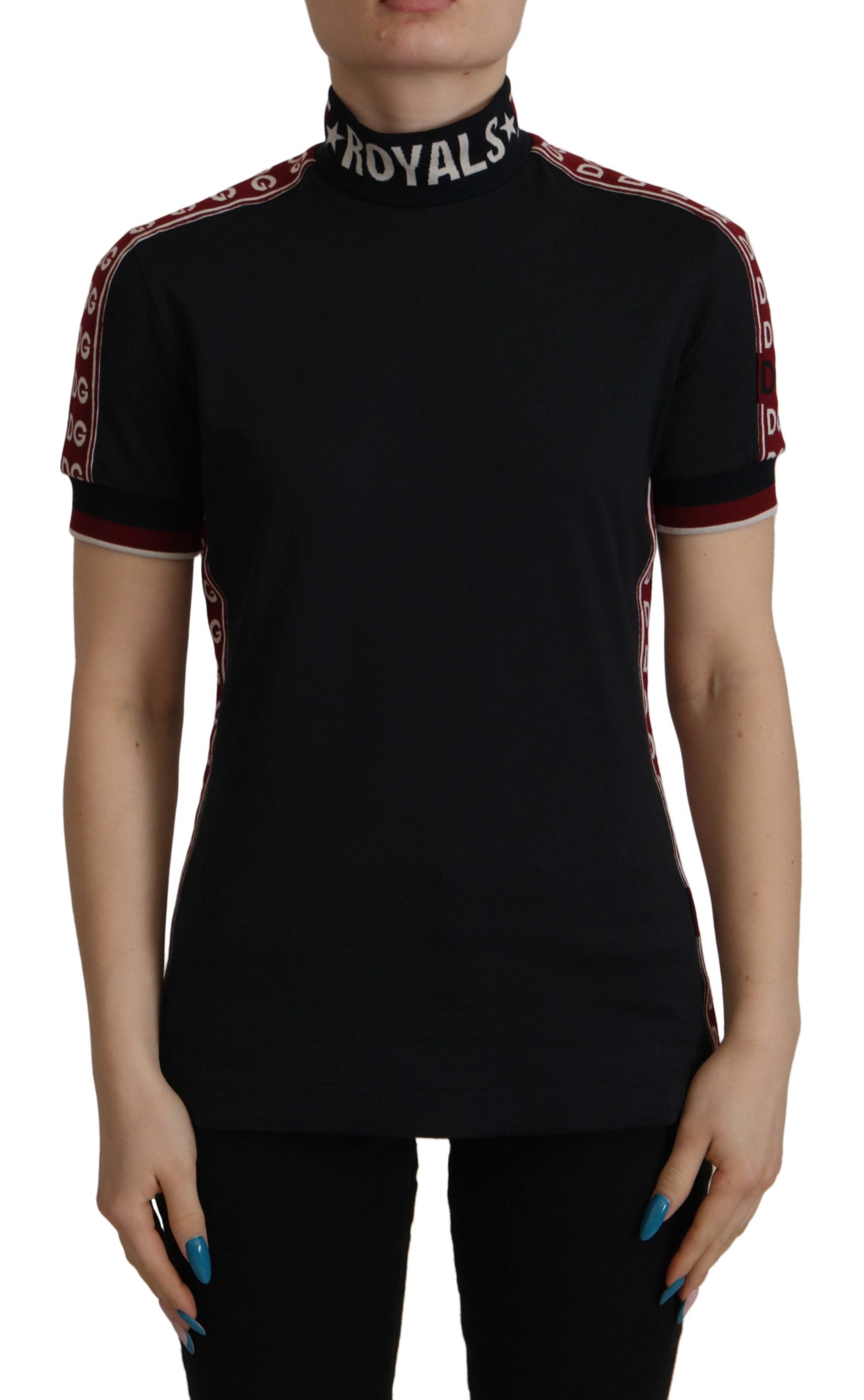 Dolce & Gabbana Black #DGMillennials 100% Cotton T-shirt