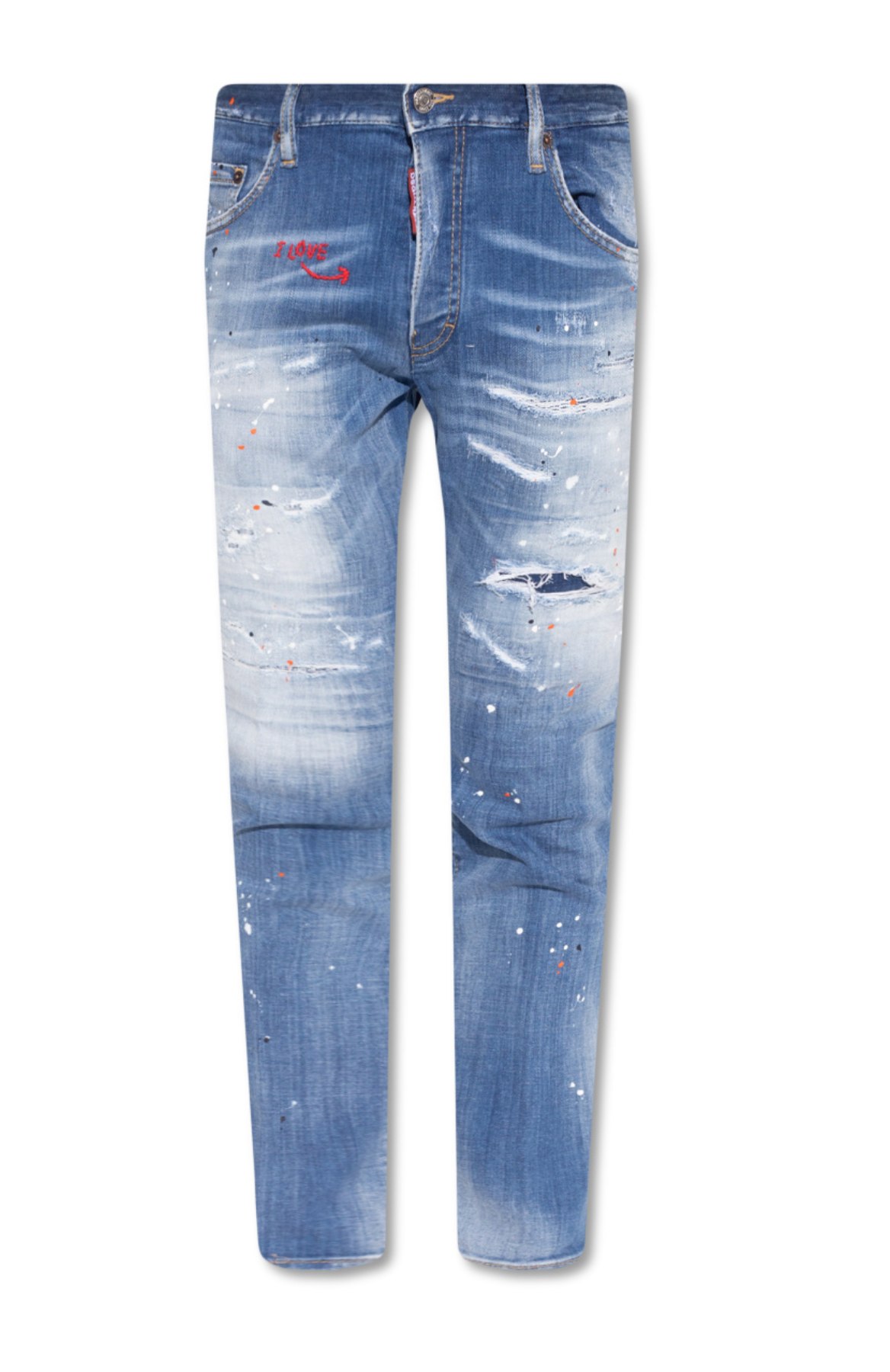 Dsquared² Blue Cotton Jeans & Pant