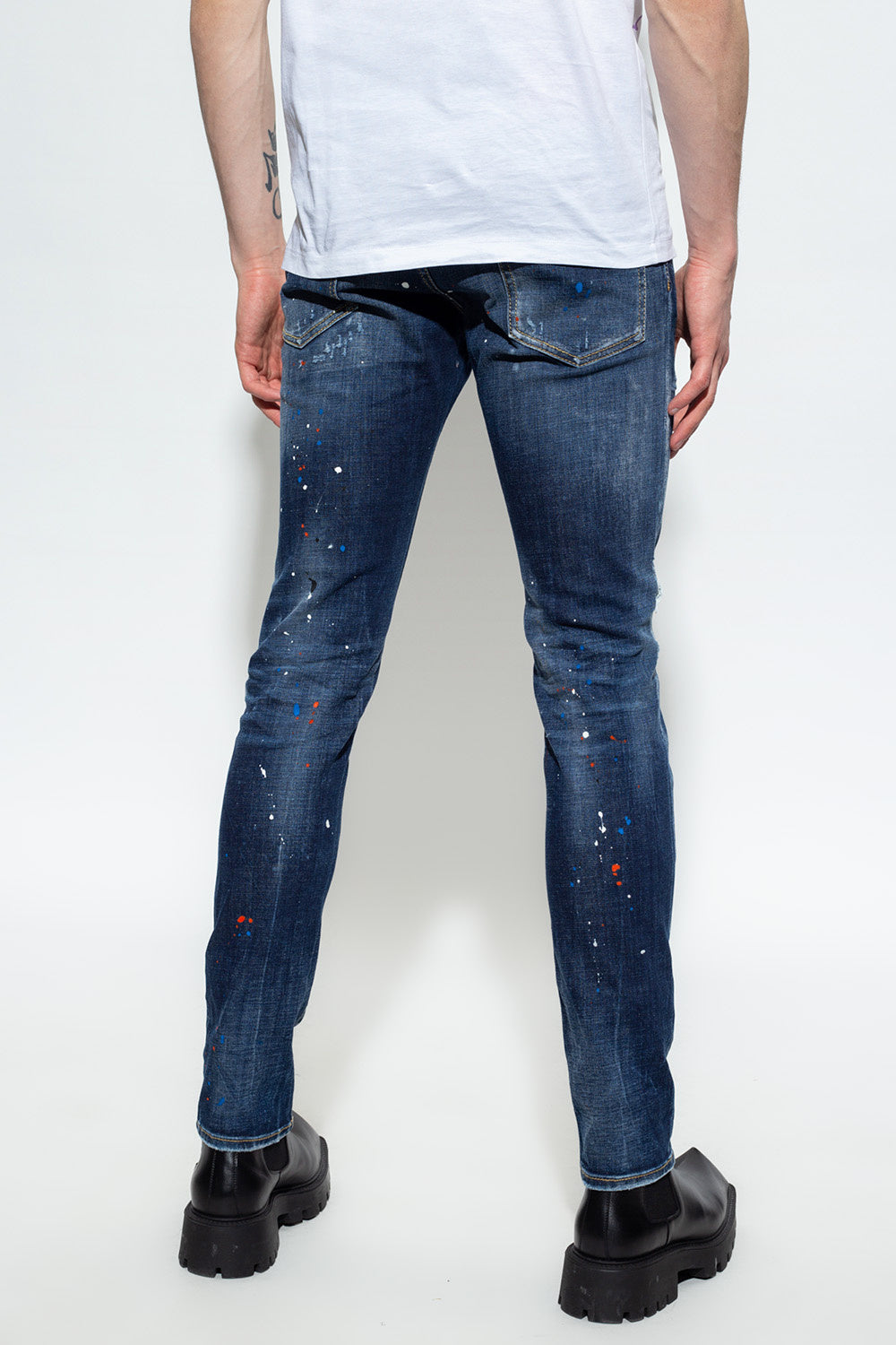 Dsquared² Blue Cotton Jeans & Pant