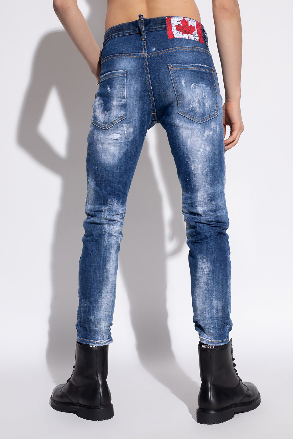 Dsquared² Blue Cotton Jeans & Pant