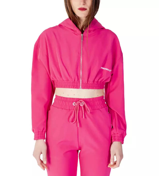 Hinnominate Fuchsia Polyester Sweater