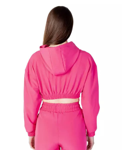 Hinnominate Fuchsia Polyester Sweater