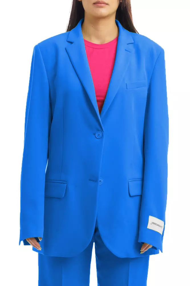 Hinnominate Blue Polyester Suits & Blazer