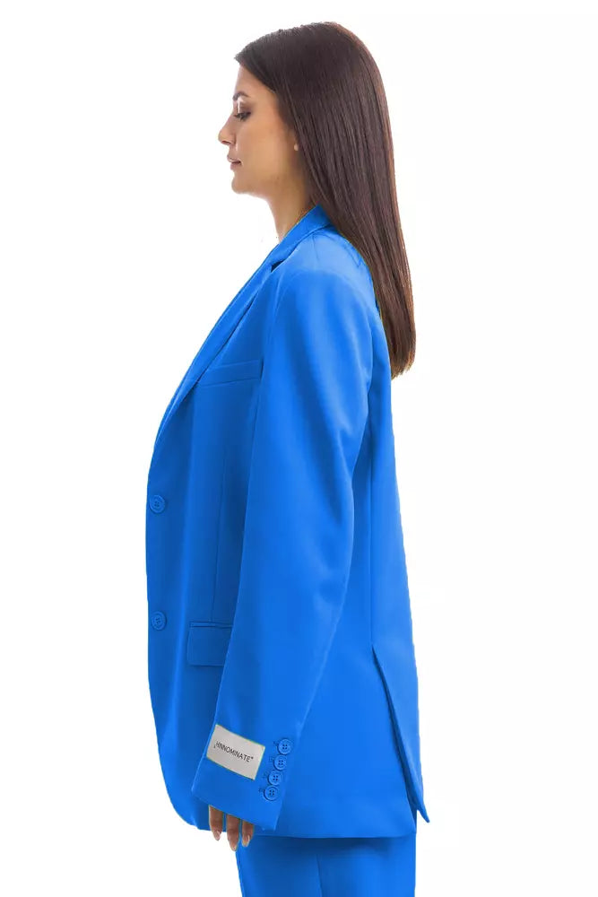 Hinnominate Blue Polyester Suits & Blazer