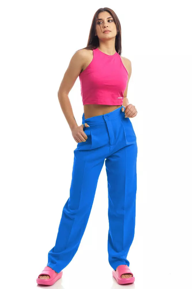 Hinnominate Blue Polyester Jeans & Pant