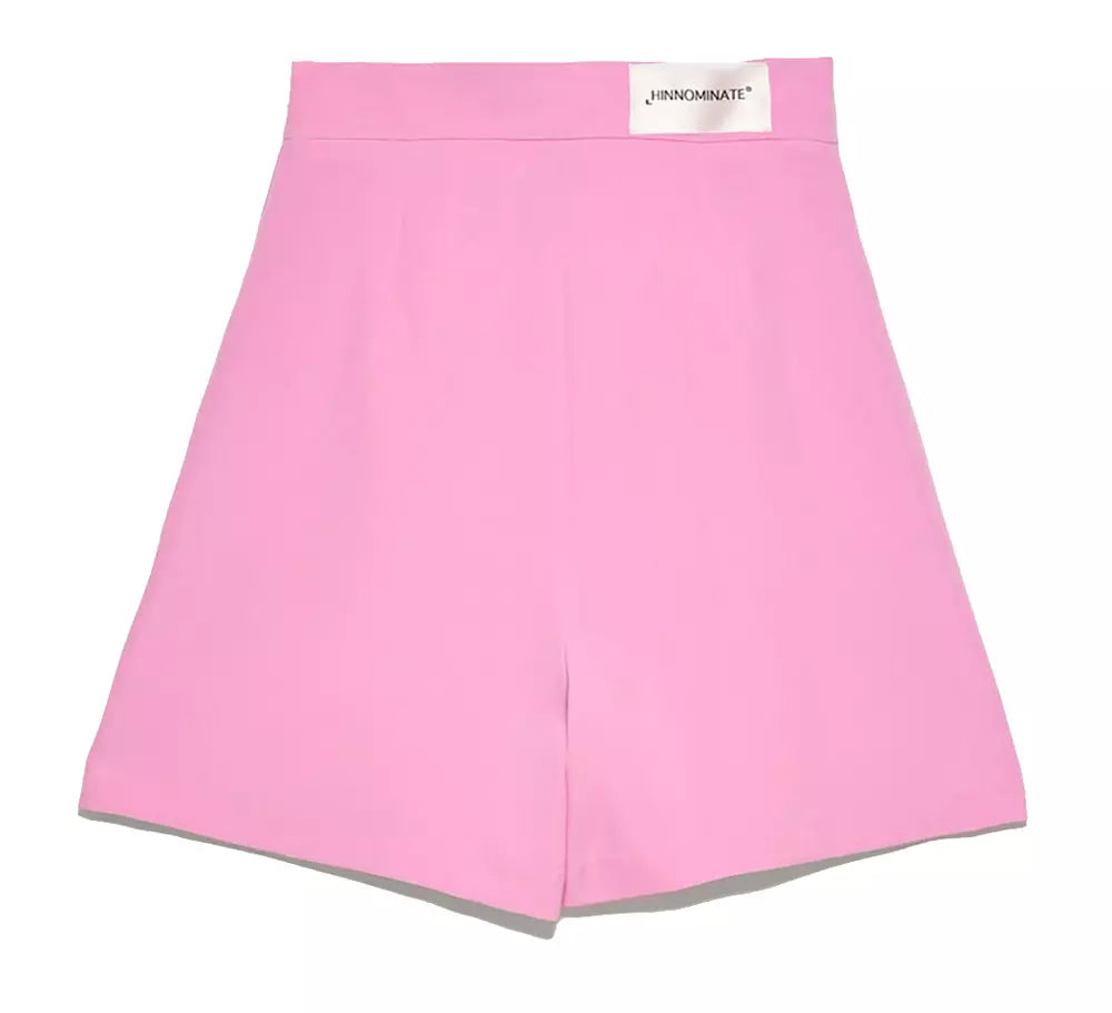 Hinnominate Pink Polyester Short