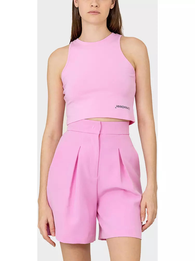 Hinnominate Pink Polyester Short