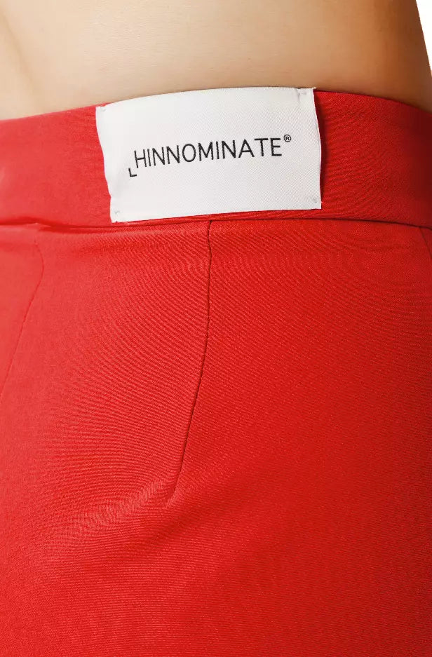 Hinnominate Red Polyester Short