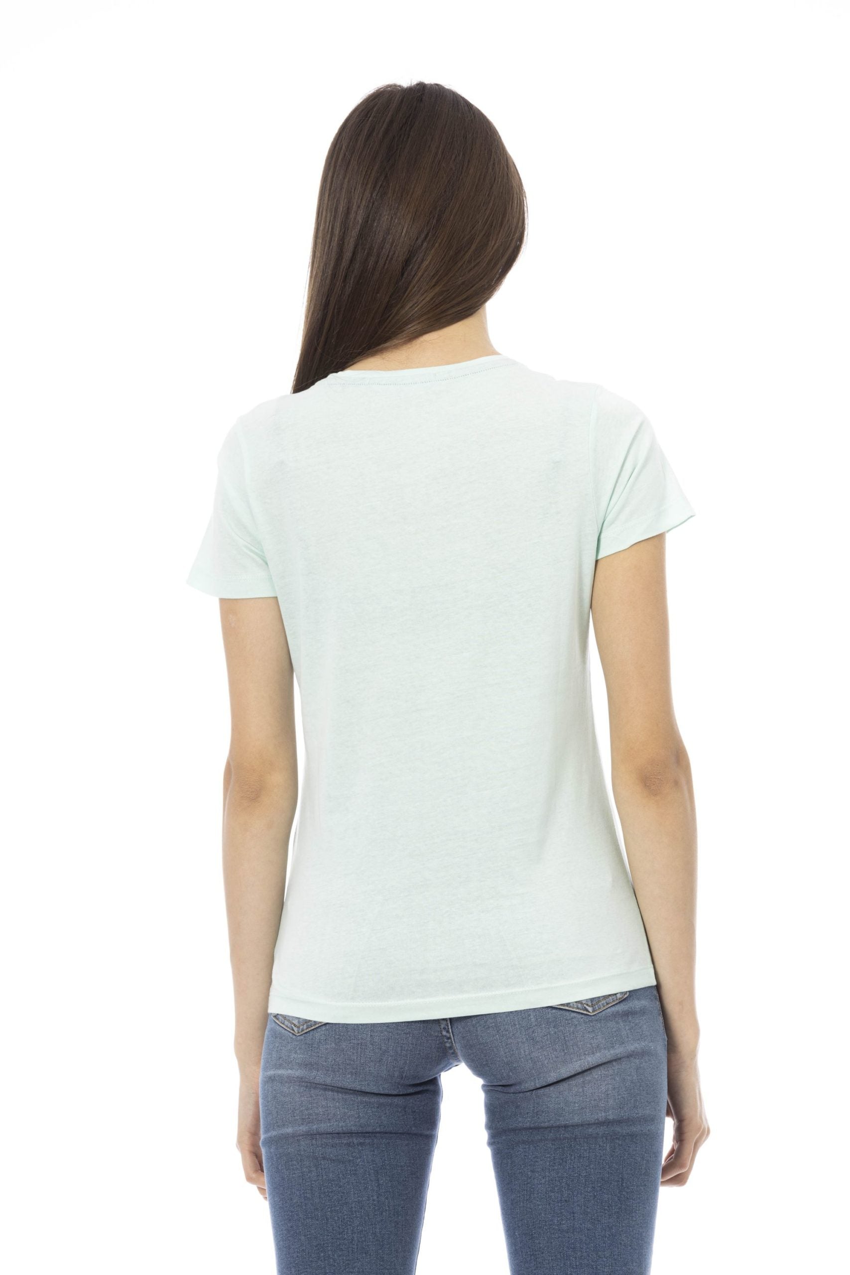 Trussardi Action Light-blue Cotton Tops & T-Shirt