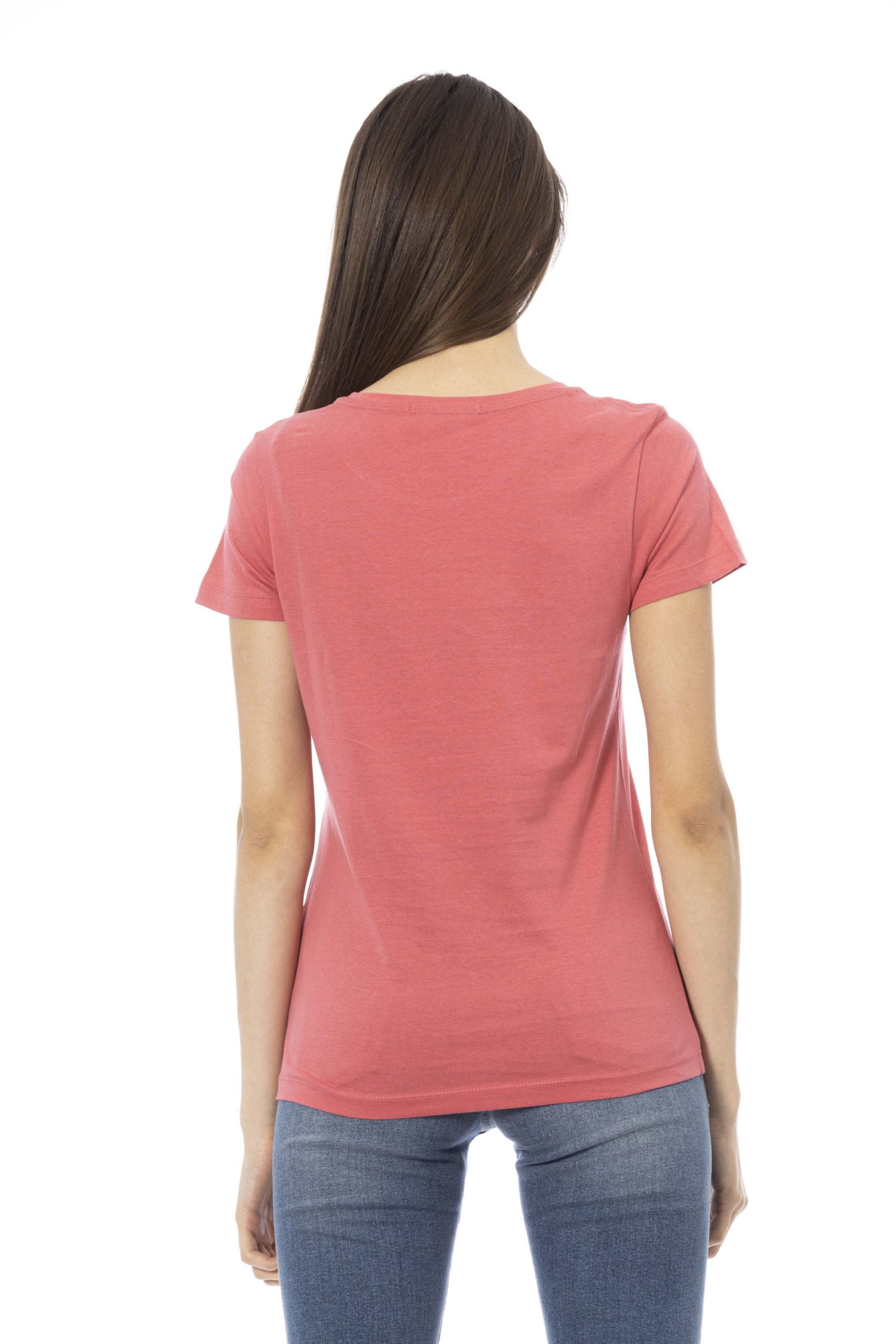 Trussardi Action Pink Cotton Tops & T-Shirt