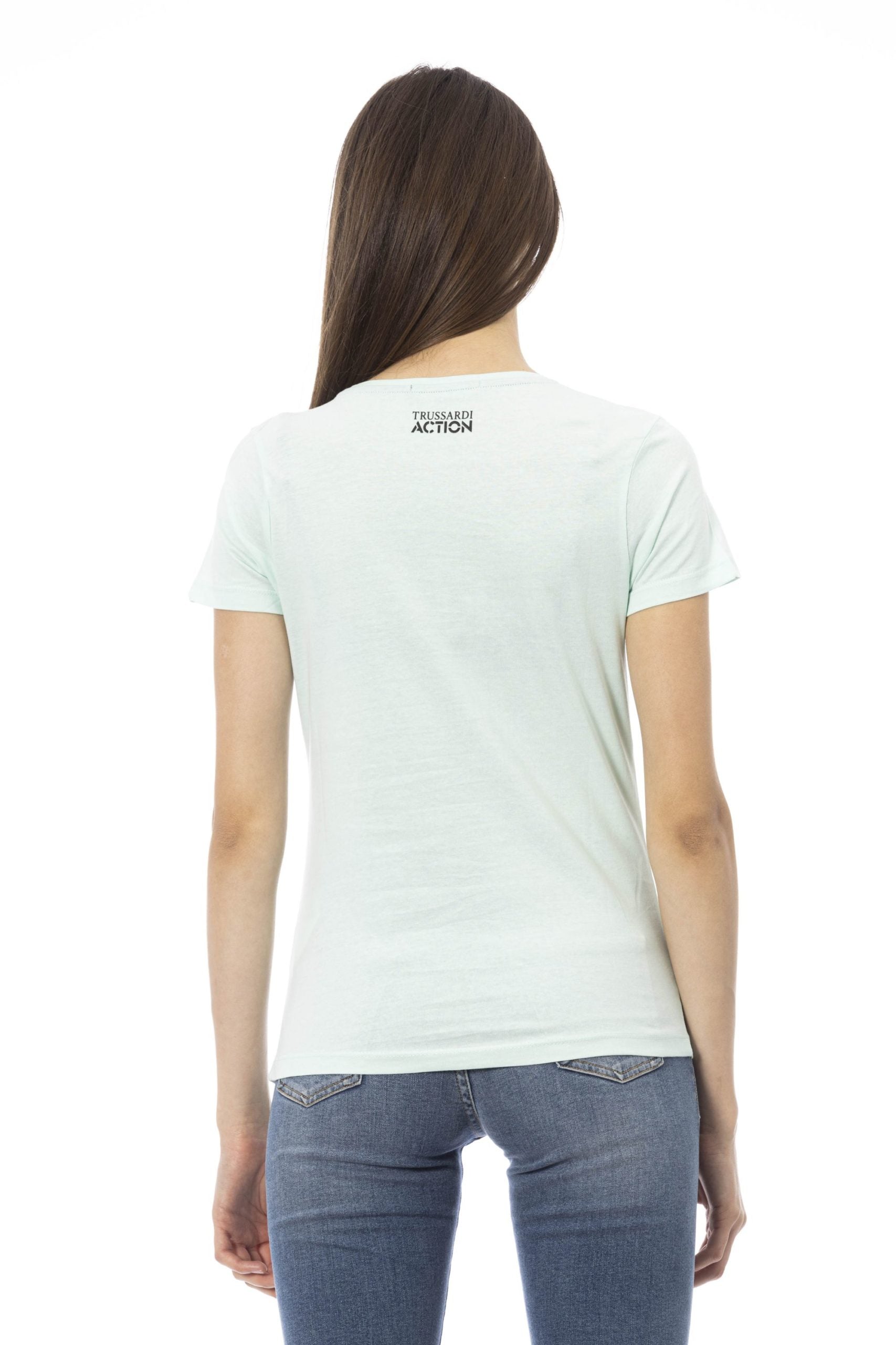 Trussardi Action Light-blue Cotton Tops & T-Shirt