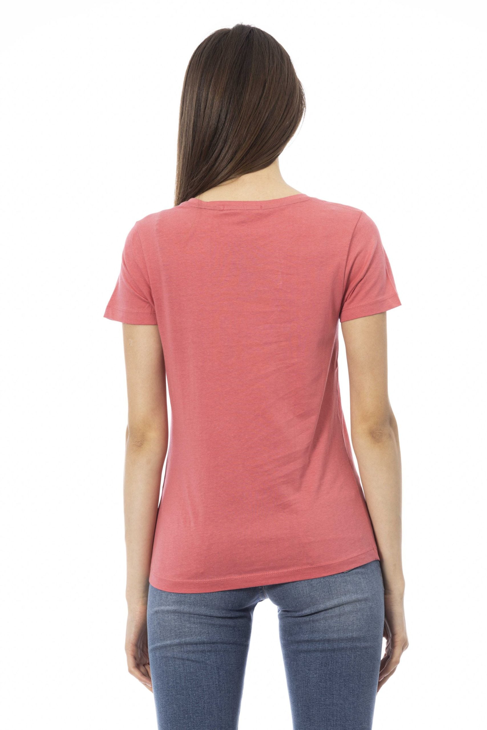 Trussardi Action Pink Cotton Tops & T-Shirt