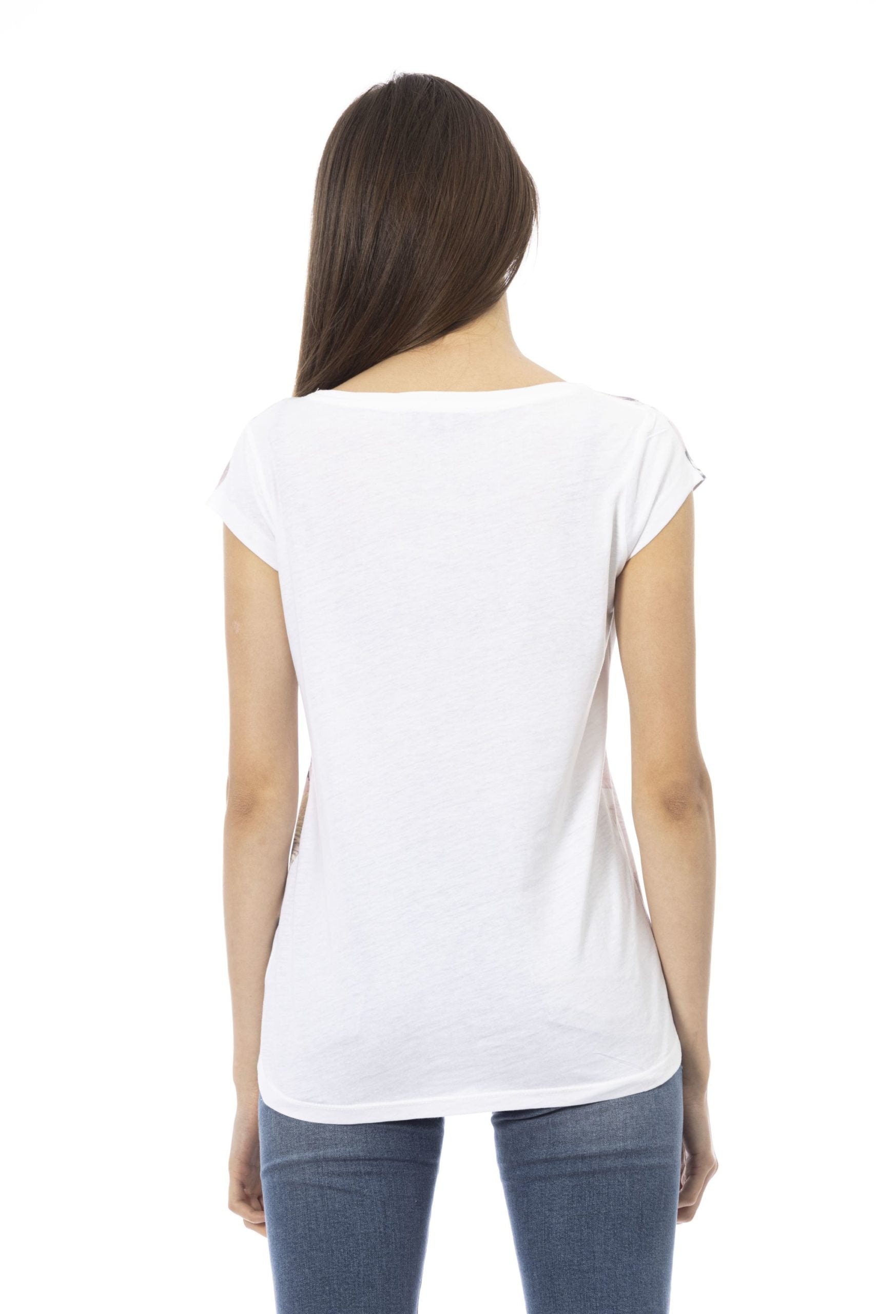 Trussardi Action White Cotton Tops & T-Shirt