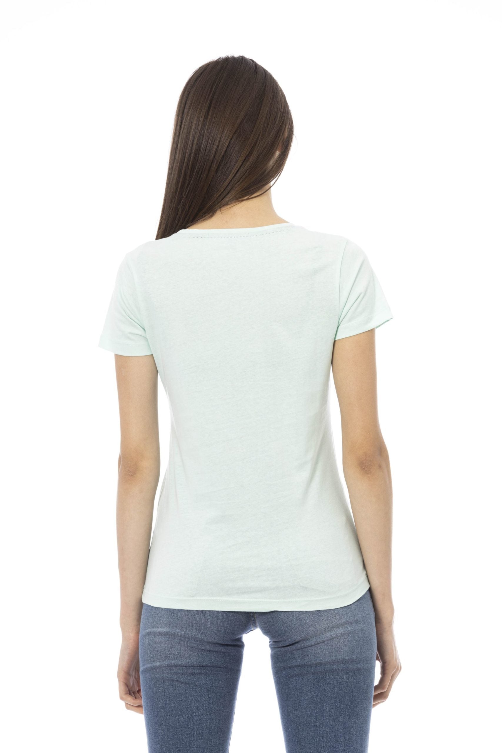 Trussardi Action Light-blue Cotton Tops & T-Shirt