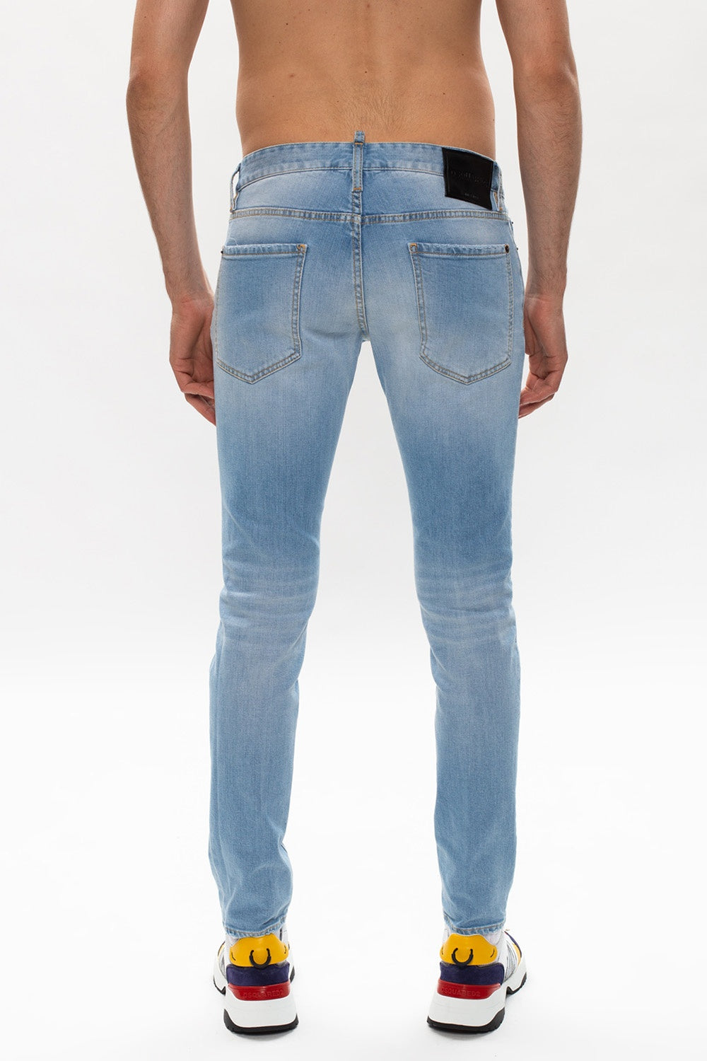 Dsquared² Light Blue Cotton Jeans & Pant