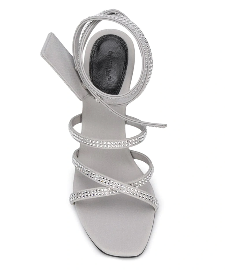 Off-White Gray Calfskin Sandal