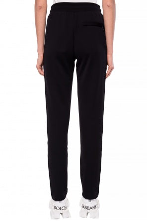 Dolce & Gabbana Black Cotton Jeans & Pant