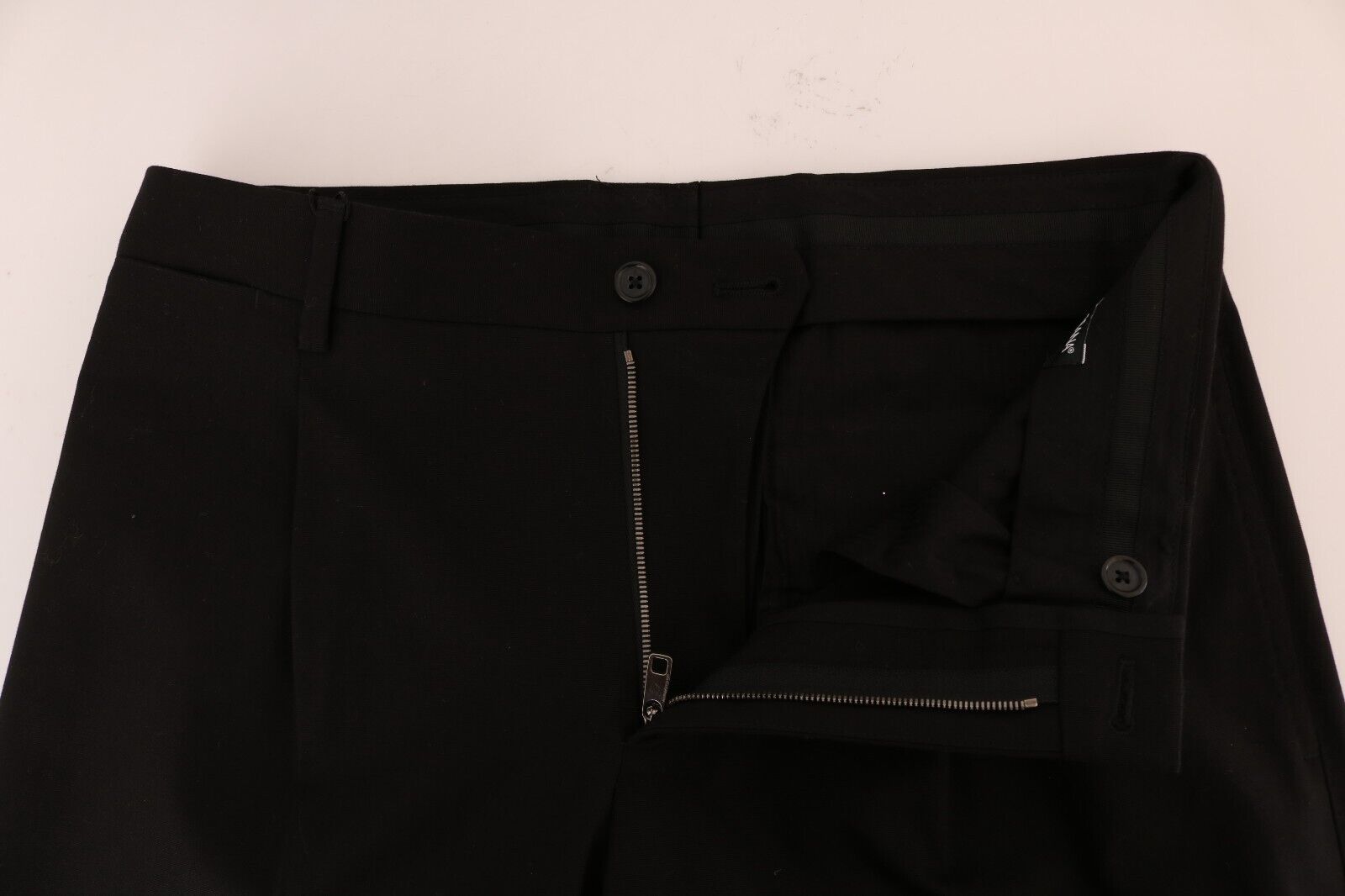 Dolce & Gabbana Black Men Straight Trouser Cotton Pants