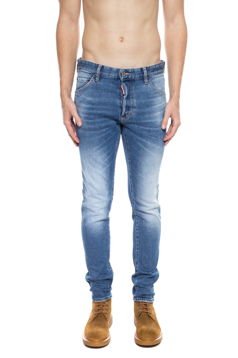 Dsquared² Blue Cotton Jeans & Pant