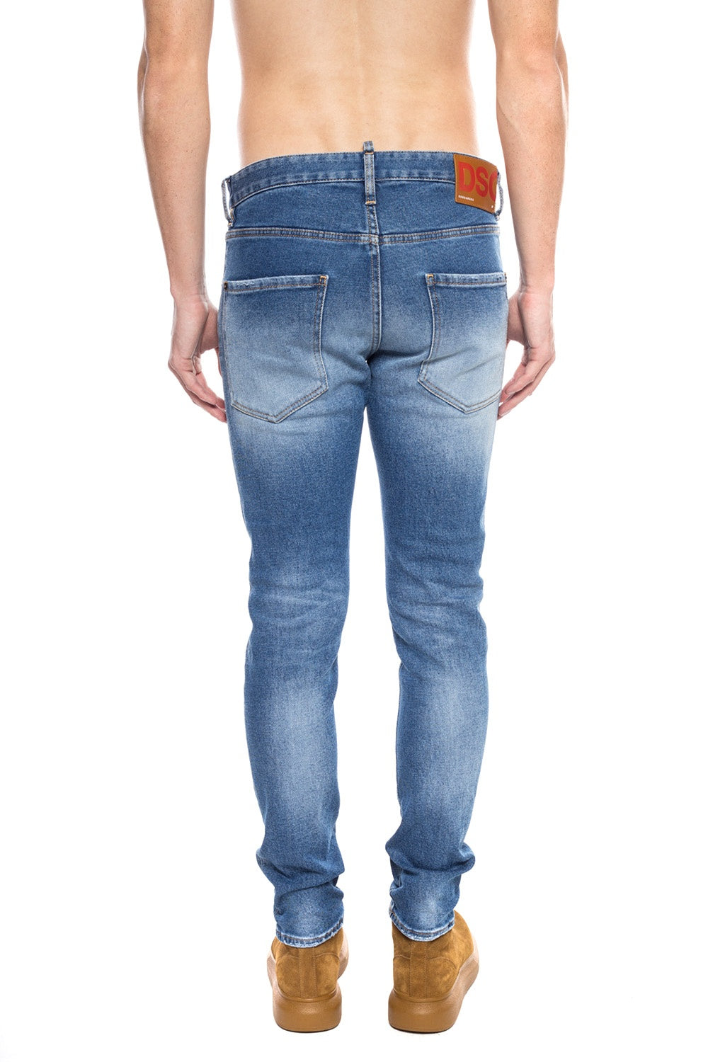 Dsquared² Blue Cotton Jeans & Pant