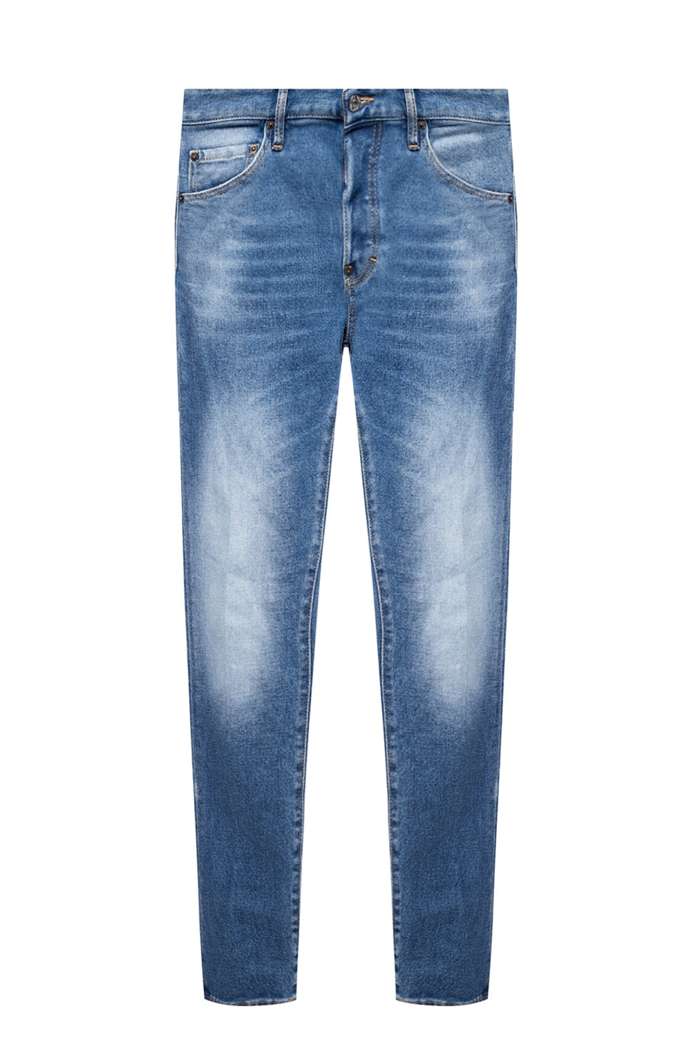 Dsquared² Blue Cotton Jeans & Pant