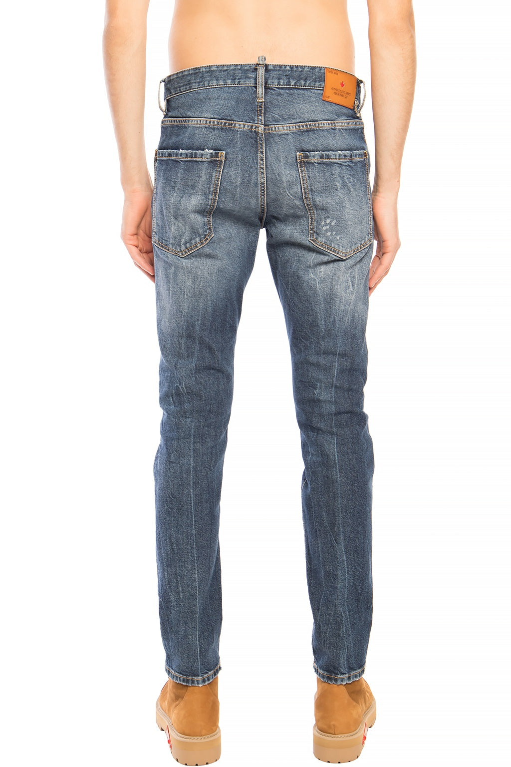 Dsquared² Blue Cotton Jeans & Pant