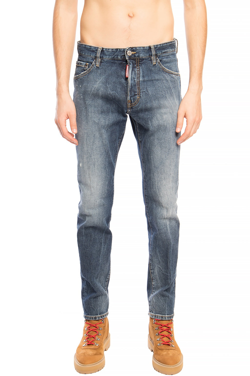 Dsquared² Blue Cotton Jeans & Pant